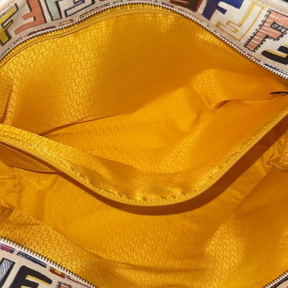 Preloved Fendi tote large multicolor excellent condition 15”X 10” - Picture 7 of 15
